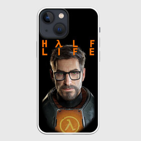 Чехол для iPhone 13 mini с принтом HALF LIFE | FREEMAN | ФРИМАН (Z) в Екатеринбурге,  |  | aperture laboratories | black mesa | gordon freeman | half life | half life 3 | valve | блэк меса | вэлв | гордон фриман | халф лайф