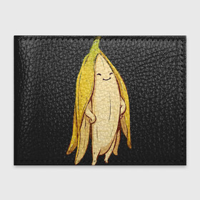 Обложка для студенческого билета с принтом Банан в Екатеринбурге, натуральная кожа | Размер: 11*8 см; Печать на всей внешней стороне | арт | банан | мило | милота | рисунок | свежие фрукты | свежий продукт | свежий фрукт | фрукт | фрукты
