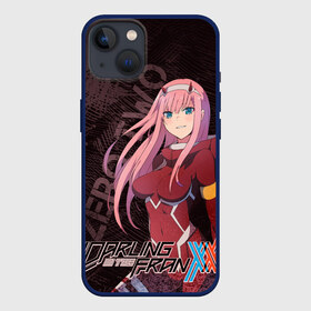 Чехол для iPhone 13 с принтом Zero Two Любимый во Франксе в Екатеринбурге,  |  | darling | darling in the franxx | zero two | вайфу | зеро ту | код 002 | любимый во франксе | франкс