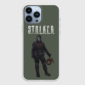 Чехол для iPhone 13 Pro Max с принтом S.T.A.L.K.E.R. | С.Т.А.Л.К.Е.Р (+спина) в Екатеринбурге,  |  | Тематика изображения на принте: chernobyl | pripyat | s.t.a.l.k.e.r. 2 | shadow of chernobyl | stalker | stalker 2 | воля | меченый | припять | свобода | свобода воля | сталкер | сталкер 2 | тени чернобыля | чернобыль