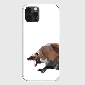 Чехол для iPhone 12 Pro Max с принтом Росомаха в Екатеринбурге, Силикон |  | Тематика изображения на принте: животное | зверь | злость | куница | медведь | милое животное | полигональный | росомаха | собака