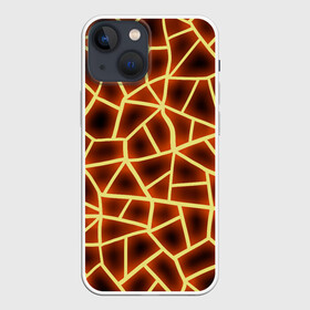 Чехол для iPhone 13 mini с принтом Огненная геометрия в Екатеринбурге,  |  | 3д | abstract | fire | flame | geometry stripes | neon | polygonal | абстрактная геометрия | геометрические фигуры | линии | мозаика | неон | огонь | орнамент | пламя | полигон | полосы | светящиеся | текстура | треугольники