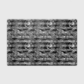 Головоломка Пазл магнитный 126 элементов с принтом Черно -белый полосатый узор в Екатеринбурге, полимерный материал с магнитным слоем | 126 деталей, размер изделия —  180*270 мм | абстрактный | молодежный | монохромный | полосатый узор | полосы | современный | черный и белый