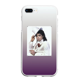 Чехол для iPhone 7Plus/8 Plus матовый с принтом Майкл Джексон навсегда в Екатеринбурге, Силикон | Область печати: задняя сторона чехла, без боковых панелей | forever young | michael jackson | король | майкл джексон | поп музыка