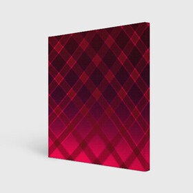 Холст квадратный с принтом Геометрический абстрактный узо в Екатеринбурге, 100% ПВХ |  | Тематика изображения на принте: абстрактный | геометрический | градиентный | клетчатый | красный | красный в клетку | плед | темный красный