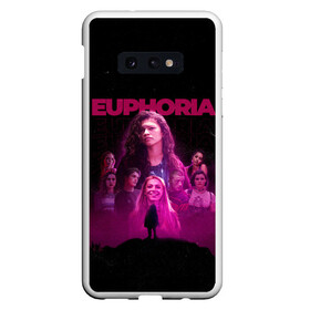 Чехол для Samsung S10E с принтом Euphoria team в Екатеринбурге, Силикон | Область печати: задняя сторона чехла, без боковых панелей | euphoria | serial | джулс | зендея | ру беннетт | сериал | сериалы | хантер шефер | эйфория