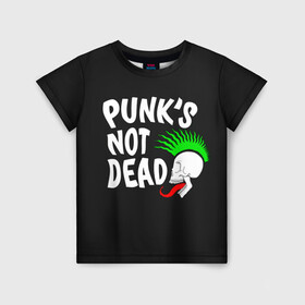 Детская футболка 3D с принтом Веселый панк в Екатеринбурге, 100% гипоаллергенный полиэфир | прямой крой, круглый вырез горловины, длина до линии бедер, чуть спущенное плечо, ткань немного тянется | alternative | music | punk | punks not dead | rock | альтернатива | музыка | панк | панки не умерают | панкс нот дэд | рок