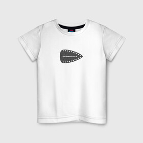 Детская футболка хлопок с принтом Поглажено на 5 в Екатеринбурге, 100% хлопок | круглый вырез горловины, полуприлегающий силуэт, длина до линии бедер | приколы | след от утюга | смешное | угар | универ | школа | юмор