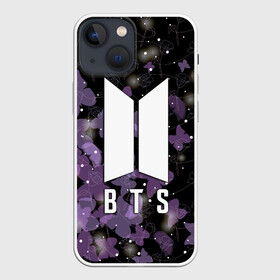 Чехол для iPhone 13 mini с принтом BTS BUTTERFLIES | БАБОЧКИ в Екатеринбурге,  |  | bts | j pop | jhope | jimin | jin | jungkook | kpop | music | nct | pop | pop idols | suga | v | айдолы | бтс | идолы | к поп | корейская музыка | нст | поп | попса | чимин