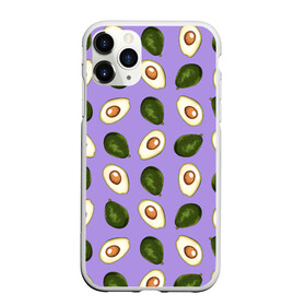 Чехол для iPhone 11 Pro Max матовый с принтом Авокадо паттерн в Екатеринбурге, Силикон |  | avocado | авокадо | авокадо паттерн | авокадо с косточкой | еда | зеленый | косточка | овощ | орнамент | паттерн | полезное питание | узор | фиолетовый