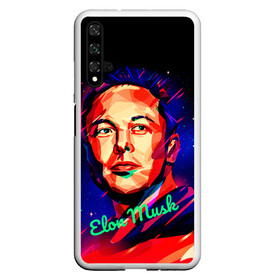 Чехол для Honor 20 с принтом ElonMuskА НА ВАС НЕТ в Екатеринбурге, Силикон | Область печати: задняя сторона чехла, без боковых панелей | spacex | изобретатель | космос | марс | наука | предприниматель | ракета | старлинк | тесла