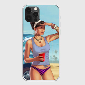 Чехол для iPhone 12 Pro Max с принтом girl with coffee в Екатеринбурге, Силикон |  | art | beach | car | game | grand theft auto v | gta 5 | gta online | sand | sky | арт | гта 5 | гта онлайн | игра | машина | небо | песок | пляж