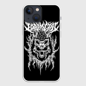 Чехол для iPhone 13 mini с принтом Baby Metal Wolf в Екатеринбурге,  |  | alternative | baby metal | babymetal | metall | music | rock | альтернатива | каваий метал | металл | моа кикути | музыка | рок | судзука накамото | юи мидзуно