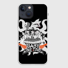 Чехол для iPhone 13 mini с принтом Команда Метал Крошек в Екатеринбурге,  |  | alternative | baby metal | babymetal | metall | music | rock | альтернатива | каваий метал | металл | моа кикути | музыка | рок | судзука накамото | юи мидзуно