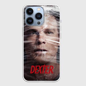 Чехол для iPhone 13 Pro с принтом Декстер Морган в пленке в Екатеринбурге,  |  | butcher | dexter morgan | killer | maniac | michael c. hall | showtime | декстер морган | книги | майкл с. холл | мясник | новая кровь | сериалы | темный попутчик