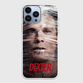 Чехол для iPhone 13 Pro Max с принтом Декстер Морган в пленке в Екатеринбурге,  |  | butcher | dexter morgan | killer | maniac | michael c. hall | showtime | декстер морган | книги | майкл с. холл | мясник | новая кровь | сериалы | темный попутчик