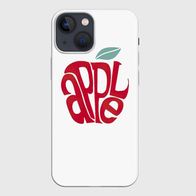 Чехол для iPhone 13 mini с принтом Красное яблочко в Екатеринбурге,  |  | apple | red apple | красное яблоко | фруктовое | фруктовый | фрукты | яблоко | яблони | яблоня