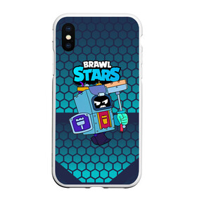 Чехол для iPhone XS Max матовый с принтом Злой Ash Brawl Stars Эш  в Екатеринбурге, Силикон | Область печати: задняя сторона чехла, без боковых панелей | ash | brawl | brawl stars | brawlstars | brawl_stars | аш | бравл | бравлстарс | эш