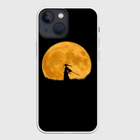Чехол для iPhone 13 mini с принтом Путь самурая в Екатеринбурге,  |  | астрономический | бусидо | луна | мир | самурай