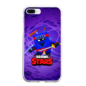 Чехол для iPhone 7Plus/8 Plus матовый с принтом Ninja Ash Brawl Stars Эш  в Екатеринбурге, Силикон | Область печати: задняя сторона чехла, без боковых панелей | Тематика изображения на принте: ash | brawl | brawl stars | brawlstars | brawl_stars | аш | бравл | бравлстарс | эш