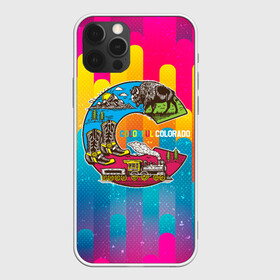 Чехол для iPhone 12 Pro Max с принтом Путешествие Colorful в Екатеринбурге, Силикон |  | colorful | мир | путешествие | туризм | турист