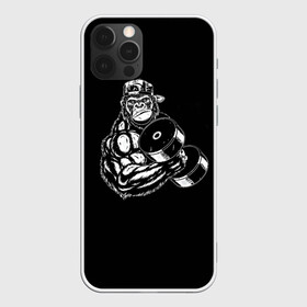 Чехол для iPhone 12 Pro Max с принтом Ironmonkey в Екатеринбурге, Силикон |  | fitness | gorilla | gym | monkey | power | sport | strength | горилла | качалка | мощь | сила | спорт | фитнес