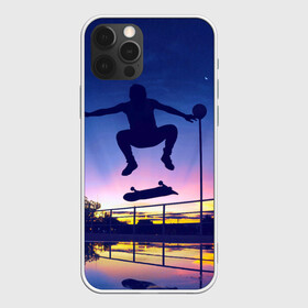 Чехол для iPhone 12 Pro Max с принтом Skateboarding в Екатеринбурге, Силикон |  | board | man | skate | skateboard | skateboarder | skateboarding | sport | street | sunset | доска | закат | скейт | скейтборд | скейтбординг | скейтбордист | спорт | улица | человек