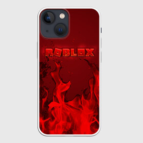 Чехол для iPhone 13 mini с принтом ROBLOX ОГОНЬ в Екатеринбурге,  |  | roblox | игра | компьютерная игра | логотип | огонь | онлайн | онлайн игра | пламя | роблакс | роблокс