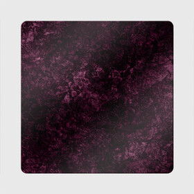 Магнит виниловый Квадрат с принтом Мраморная текстура камня в Екатеринбурге, полимерный материал с магнитным слоем | размер 9*9 см, закругленные углы | Тематика изображения на принте: абстрактный | бархатный | бордовый | камень | модный | мрамор | пурпурный | современный узор