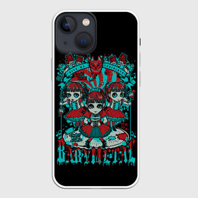 Чехол для iPhone 13 mini с принтом Blue BabyMetal в Екатеринбурге,  |  | alternative | baby metal | babymetal | metall | music | rock | альтернатива | каваий метал | металл | музыка | рок