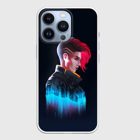 Чехол для iPhone 13 Pro с принтом Cyberpunk Girl в Екатеринбурге,  |  | Тематика изображения на принте: art | character | cyberpunk | cyberpunk 2077 | drawing | game | girl | арт | девушка | игра | киберпанк | киберпанк 2077 | персонаж | рисунок