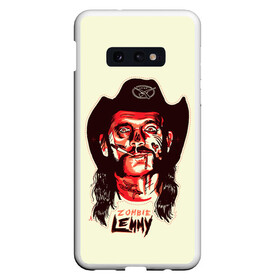 Чехол для Samsung S10E с принтом Zombie Lemmy в Екатеринбурге, Силикон | Область печати: задняя сторона чехла, без боковых панелей | Тематика изображения на принте: alternative | metall | motorhead | music | rock | альтернатива | лемми | металл | моторхед | моторхэд | музыка | рок