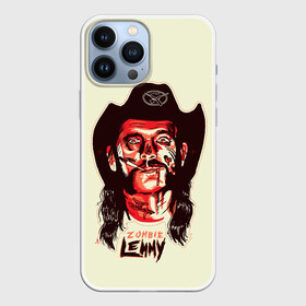 Чехол для iPhone 13 Pro Max с принтом Zombie Lemmy в Екатеринбурге,  |  | alternative | metall | motorhead | music | rock | альтернатива | лемми | металл | моторхед | моторхэд | музыка | рок