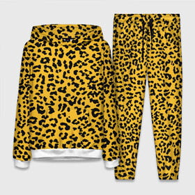 Женский костюм 3D (с толстовкой) с принтом Леопард желтый в Екатеринбурге,  |  | animal | texture | леопард | паттерн леопарда | текстура | текстура леопарда | тренд