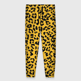 Женские брюки 3D с принтом Леопард желтый в Екатеринбурге, полиэстер 100% | прямой крой, два кармана без застежек по бокам, с мягкой трикотажной резинкой на поясе и по низу штанин. В поясе для дополнительного комфорта — широкие завязки | animal | texture | леопард | паттерн леопарда | текстура | текстура леопарда | тренд