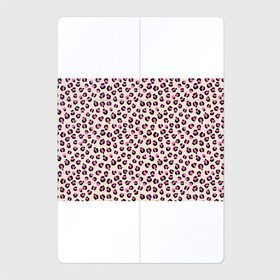 Магнитный плакат 2Х3 с принтом Леопардовый принт розовый в Екатеринбурге, Полимерный материал с магнитным слоем | 6 деталей размером 9*9 см | Тематика изображения на принте: бежевый | леопард | леопардовый принт | молочный цвет | пятнистый | розовый