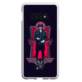 Чехол для Samsung S10E с принтом King Lemmy в Екатеринбурге, Силикон | Область печати: задняя сторона чехла, без боковых панелей | Тематика изображения на принте: alternative | metall | motorhead | music | rock | альтернатива | лемми | металл | моторхед | моторхэд | музыка | рок