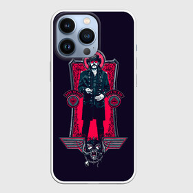 Чехол для iPhone 13 Pro с принтом King Lemmy в Екатеринбурге,  |  | Тематика изображения на принте: alternative | metall | motorhead | music | rock | альтернатива | лемми | металл | моторхед | моторхэд | музыка | рок