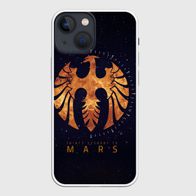 Чехол для iPhone 13 mini с принтом Thirty Seconds to Mars космос в Екатеринбурге,  |  | 30 seconds to mars | 30 секунд до марса | 30 фстм | 30stm | 30сдм | jared leto | rock band | thirty seconds to mars | альтернативный | гранж | джаред лето | нео | пост | прогрессивный | рок группа | фети секондс ту марс | хард | шеннон