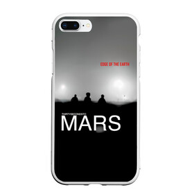 Чехол для iPhone 7Plus/8 Plus матовый с принтом Thirty Seconds to Mars - Edge of the Earth в Екатеринбурге, Силикон | Область печати: задняя сторона чехла, без боковых панелей | 30 seconds to mars | 30 секунд до марса | 30 фстм | 30stm | 30сдм | jared leto | rock band | thirty seconds to mars | альтернативный | гранж | джаред лето | нео | пост | прогрессивный | рок группа | фети секондс ту марс | хард | шеннон