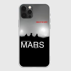 Чехол для iPhone 12 Pro с принтом Thirty Seconds to Mars - Edge of the Earth в Екатеринбурге, силикон | область печати: задняя сторона чехла, без боковых панелей | Тематика изображения на принте: 30 seconds to mars | 30 секунд до марса | 30 фстм | 30stm | 30сдм | jared leto | rock band | thirty seconds to mars | альтернативный | гранж | джаред лето | нео | пост | прогрессивный | рок группа | фети секондс ту марс | хард | шеннон