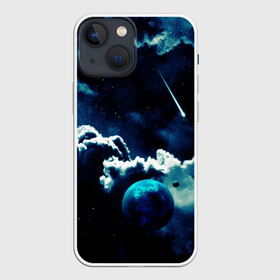 Чехол для iPhone 13 mini с принтом КОСМИЧЕСКИЕ ОБЛАКА в Екатеринбурге,  |  | вселенная | звёзды | комета | космос | облака | планета