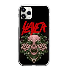 Чехол для iPhone 11 Pro матовый с принтом SLAYER | УБИЙЦА (Z) в Екатеринбурге, Силикон |  | rock | slayer | грув метал | джеф ханнем | керри кинг | ню метал | рок | трэш метал