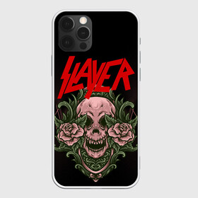 Чехол для iPhone 12 Pro Max с принтом SLAYER | УБИЙЦА (Z) в Екатеринбурге, Силикон |  | rock | slayer | грув метал | джеф ханнем | керри кинг | ню метал | рок | трэш метал