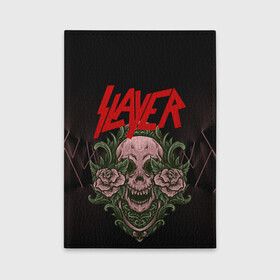 Обложка для автодокументов с принтом SLAYER | УБИЙЦА (Z) в Екатеринбурге, натуральная кожа |  размер 19,9*13 см; внутри 4 больших “конверта” для документов и один маленький отдел — туда идеально встанут права | rock | slayer | грув метал | джеф ханнем | керри кинг | ню метал | рок | трэш метал