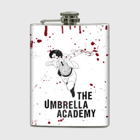 Фляга с принтом Number 5 | The Umbrella Academy (Z) в Екатеринбурге, металлический корпус | емкость 0,22 л, размер 125 х 94 мм. Виниловая наклейка запечатывается полностью | 5 | dark horse comics | netflix | number 5 | the umbrella academy | umbrella | академия амбрелла | комикс | комильфо | номер 5 | реджинальд харгривз | харгривз | хэйзел