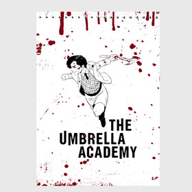 Скетчбук с принтом Number 5 | The Umbrella Academy (Z) в Екатеринбурге, 100% бумага
 | 48 листов, плотность листов — 100 г/м2, плотность картонной обложки — 250 г/м2. Листы скреплены сверху удобной пружинной спиралью | Тематика изображения на принте: 5 | dark horse comics | netflix | number 5 | the umbrella academy | umbrella | академия амбрелла | комикс | комильфо | номер 5 | реджинальд харгривз | харгривз | хэйзел