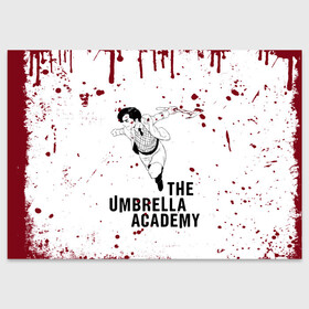 Поздравительная открытка с принтом Number 5 | The Umbrella Academy (Z) в Екатеринбурге, 100% бумага | плотность бумаги 280 г/м2, матовая, на обратной стороне линовка и место для марки
 | Тематика изображения на принте: 5 | dark horse comics | netflix | number 5 | the umbrella academy | umbrella | академия амбрелла | комикс | комильфо | номер 5 | реджинальд харгривз | харгривз | хэйзел