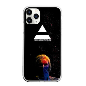 Чехол для iPhone 11 Pro матовый с принтом MARS IS COMING 30StM в Екатеринбурге, Силикон |  | 30 seconds to mars | 30 секунд до марса | 30 фстм | 30stm | 30сдм | jared leto | rock band | thirty seconds to mars | альтернативный | гранж | джаред лето | нео | пост | прогрессивный | рок группа | фети секондс ту марс | хард | шеннон