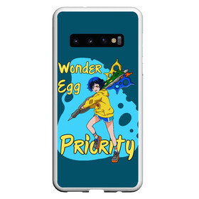 Чехол для Samsung Galaxy S10 с принтом Wonder Egg Priority в Екатеринбурге, Силикон | Область печати: задняя сторона чехла, без боковых панелей | ai ooto | wonder egg | wonder egg priority | ай ото | аниме | персонажи | приоритет чудо яйца